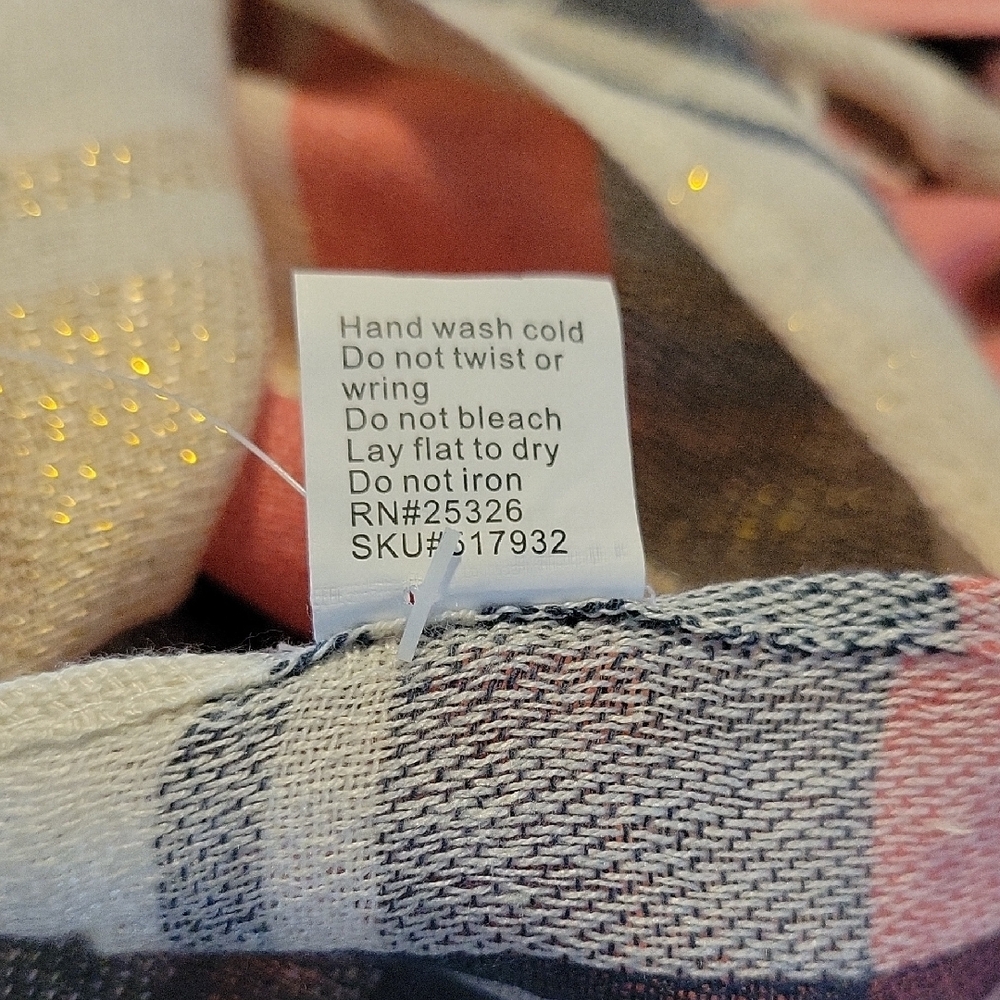 Cost Plus World Market Multicolor Striped Scarf - Picture 8 of 10